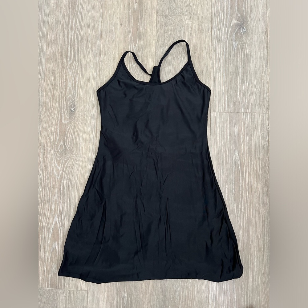 Women’s exercise workout dress with built in shorts